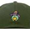 imageDALIX Sorcerer Frog Embroidered Cap Cotton Baseball Cute Cool Dad Hat WomensOlive