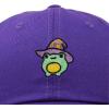 imageDALIX Sorcerer Frog Embroidered Cap Cotton Baseball Cute Cool Dad Hat WomensPurple