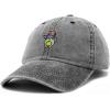 imageDALIX Sorcerer Frog Embroidered Cap Cotton Baseball Cute Cool Dad Hat WomensWashed Black