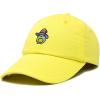 imageDALIX Sorcerer Frog Embroidered Cap Cotton Baseball Cute Cool Dad Hat WomensYellow