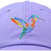 imageDALIX Hummingbird Hat Baseball Cap Mom Nature Wildlife Birdwatcher GiftLavender