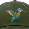 imageDALIX Hummingbird Hat Baseball Cap Mom Nature Wildlife Birdwatcher GiftOlive