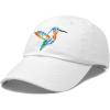 imageDALIX Hummingbird Hat Baseball Cap Mom Nature Wildlife Birdwatcher GiftWhite