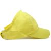 imageDALIX Ladies Ponytail Cap Womens Half Visor with Adjustable Elastic BandMinion Yellow