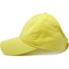 imageDALIX Ladies Ponytail Cap Womens Half Visor with Adjustable Elastic BandMinion Yellow
