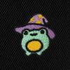 imageDALIX Sorcerer Frog Cotton Bucket Hat Lightweight Outdoor Travel Beach Everyday WomensBlack