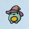imageDALIX Sorcerer Frog Cotton Bucket Hat Lightweight Outdoor Travel Beach Everyday WomensForever Blue