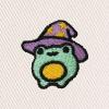 imageDALIX Sorcerer Frog Cotton Bucket Hat Lightweight Outdoor Travel Beach Everyday WomensParchment White