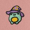 imageDALIX Sorcerer Frog Cotton Bucket Hat Lightweight Outdoor Travel Beach Everyday WomensPeach Melba