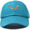 imageDALIX Hummingbird Hat Baseball Cap Mom Nature Wildlife Birdwatcher GiftTeal