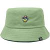 imageDALIX Sorcerer Frog Cotton Bucket Hat Lightweight Outdoor Travel Beach Everyday WomensTurf Green