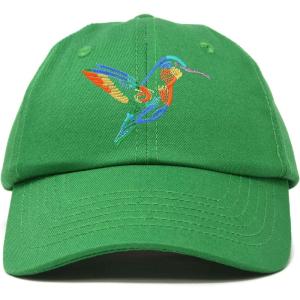 imageDALIX Hummingbird Hat Baseball Cap Mom Nature Wildlife Birdwatcher GiftKelly Green