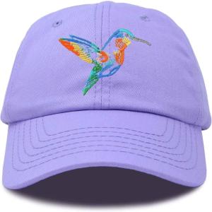 imageDALIX Hummingbird Hat Baseball Cap Mom Nature Wildlife Birdwatcher GiftLavender