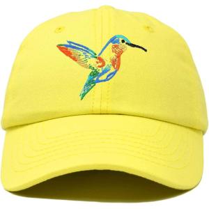 imageDALIX Hummingbird Hat Baseball Cap Mom Nature Wildlife Birdwatcher GiftMinion Yellow
