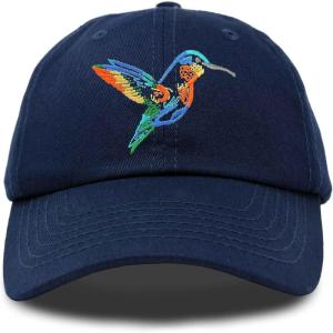 imageDALIX Hummingbird Hat Baseball Cap Mom Nature Wildlife Birdwatcher GiftNavy Blue