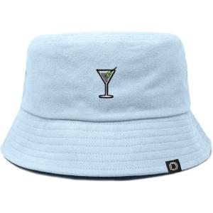 imageDALIX Martini Cotton Bucket Hat Lightweight Outdoor Travel Beach Everyday WomensForever Blue