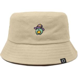 imageDALIX Sorcerer Frog Cotton Bucket Hat Lightweight Outdoor Travel Beach Everyday WomensSesame Beige