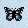 imageDALIX Butterfly Cotton Bucket Hat Lightweight Outdoor Travel Beach Everyday WomensForever Blue