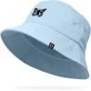imageDALIX Butterfly Cotton Bucket Hat Lightweight Outdoor Travel Beach Everyday WomensForever Blue