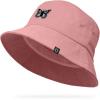 imageDALIX Butterfly Cotton Bucket Hat Lightweight Outdoor Travel Beach Everyday WomensPeach Melba