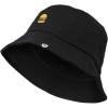 imageDALIX Embroidered Cheeseburger Bucket Hat Cotton Men TeensBlack