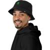 imageDALIX Embroidered Clover Bucket Hat Cotton Men TeensBlack