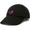 imageDALIX Palm Tree Dad Hat Womens Embroidery Baseball CapBlack