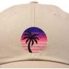 imageDALIX Palm Tree Dad Hat Womens Embroidery Baseball CapKhaki