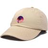 imageDALIX Palm Tree Dad Hat Womens Embroidery Baseball CapKhaki