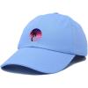 imageDALIX Palm Tree Dad Hat Womens Embroidery Baseball CapLight Blue