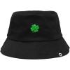 imageDALIX Embroidered Clover Bucket Hat Cotton Men TeensBlack