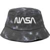 imageDALIX Embroidered NASA Worm Tie Dye Cotton Outdoor Summer Bucket Hat in BlackBlack