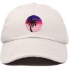 imageDALIX Palm Tree Dad Hat Womens Embroidery Baseball CapBeige