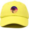 imageDALIX Palm Tree Dad Hat Womens Embroidery Baseball CapMinion Yellow