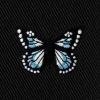imageDALIX Butterfly Embroidered Bucket Hat in Black  XLarge