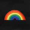 imageDALIX Embroidered Rainbow Bucket Hat Cotton Men TeensBlack