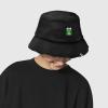 imageDALIX Frog Embroidered Bucket HatBlack