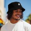 imageDALIX Ghost Cotton Bucket Hat Lightweight Outdoor Travel Beach Everyday MensBlack
