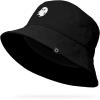 imageDALIX Ghost Cotton Bucket Hat Lightweight Outdoor Travel Beach Everyday MensBlack