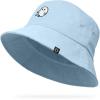 imageDALIX Ghost Cotton Bucket Hat Lightweight Outdoor Travel Beach Everyday MensForever Blue