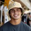 imageDALIX Ghost Cotton Bucket Hat Lightweight Outdoor Travel Beach Everyday MensSesame Beige