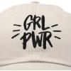 imageDALIX Girl Power Baseball Cap Dad Hat Womens Girls TeensBeige