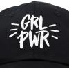 imageDALIX Girl Power Baseball Cap Dad Hat Womens Girls TeensBlack