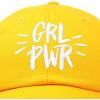 imageDALIX Girl Power Baseball Cap Dad Hat Womens Girls TeensGold