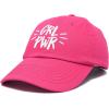 imageDALIX Girl Power Baseball Cap Dad Hat Womens Girls TeensHot Pink
