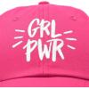 imageDALIX Girl Power Baseball Cap Dad Hat Womens Girls TeensHot Pink
