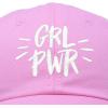 imageDALIX Girl Power Baseball Cap Dad Hat Womens Girls TeensLight Pink
