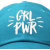 imageDALIX Girl Power Baseball Cap Dad Hat Womens Girls TeensTeal