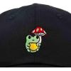 imageDALIX Mushroom Frog Embroidered Dad Cap Cotton Baseball Hat WomenBlack