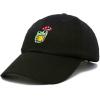 imageDALIX Mushroom Frog Embroidered Dad Cap Cotton Baseball Hat WomenBlack